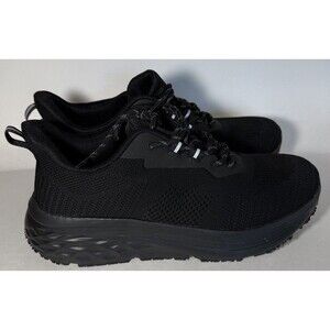 AVW - Blace Non Slip Work Shoes Water Resistant Walking Food Service - W8.5 -NEW